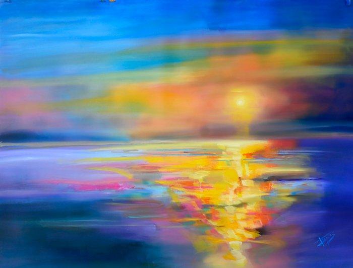 Isasbel Tapias T - Percepciones XXL. Obra original, Antiek en Kunst, Kunst | Schilderijen | Modern