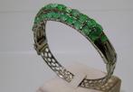 Smaragd armband - Hoogte: 69 mm - Breedte: 65 mm- 25.4 g -, Verzamelen, Mineralen en Fossielen