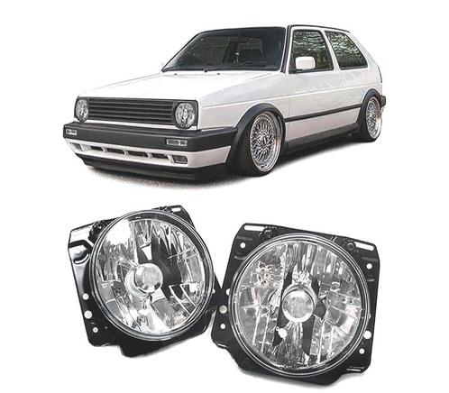 PHARES POUR VOLKSWAGEN VW MK2 GOLF 2 II FOND CHROMÉ, Auto-onderdelen, Verlichting, Verzenden