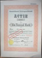 Duitsland. - 1000 Mark - 1923 - Handelsbank AG Aktie, Postzegels en Munten