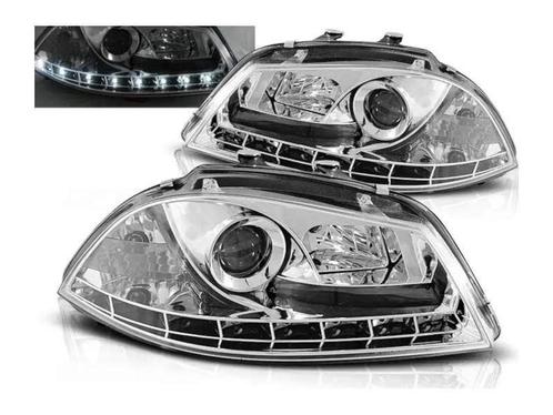 Daylight Chrome koplampen geschikt voor Seat Ibiza 6L, Auto-onderdelen, Verlichting, Nieuw, Seat, Verzenden