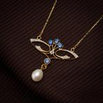 Zonder minimumprijs - Ketting met hanger - 8 karaat Zilver,