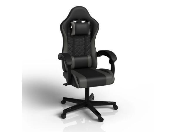 Veiling - Gamingstoel / Bureaustoel HyperSeat - Zwart / Grij, Huis en Inrichting, Bureaustoelen, Nieuw