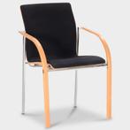 Set van 15 kantinestoelen Kembo Kion, zwart-blank beuken,..., Ophalen of Verzenden, Gebruikt