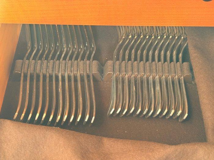 Christofle - Visbestekset voor 12 personen (24) - Atlantide, Antiek en Kunst, Antiek | Meubels | Tafels