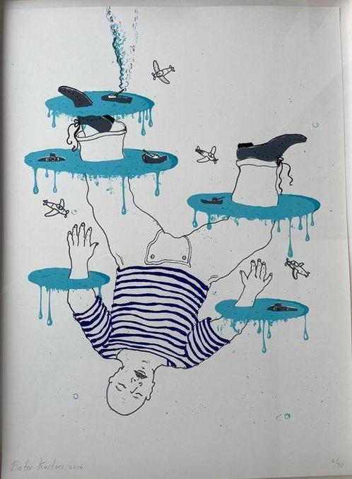 Pieter Kusters (1958) - Ohne Titel, Antiek en Kunst, Antiek | Overige Antiek