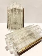 Doria - Wandlamp (2) - Bevroren glas, Antiek en Kunst