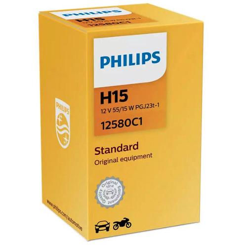 Philips H15 Standard 55/15W 12V 12580C1 Autolamp, Auto-onderdelen, Verlichting, Nieuw, Ophalen of Verzenden