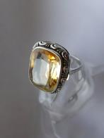 Zilver, Citrien - Ring - Art Deco