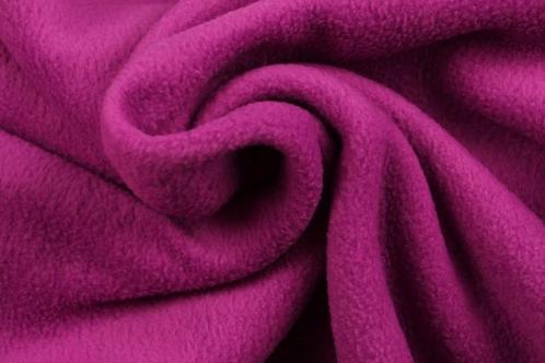 10 meter fleece stof - Cassis - 100% polyester, Hobby en Vrije tijd, Stoffen en Lappen, 120 cm of meer, 200 cm of meer, Paars