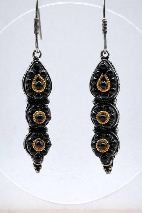 Argent - Boucles doreilles, Antiquités & Art, Art | Art non-occidental