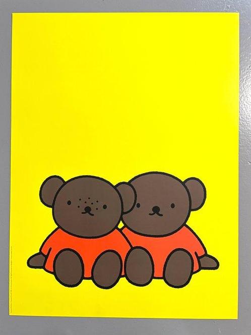 Dick Bruna - Two Bears (Boris and Barbara), Antiek en Kunst, Kunst | Tekeningen en Fotografie