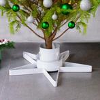 vidaXL Kerstboomstandaard 47x47x13,5 cm wit, Diversen, Kerst, Verzenden, Nieuw