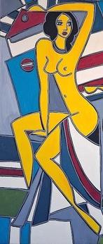 Patricia Kleyman (1965) - Deux jeunes filles nues posent, Antiek en Kunst
