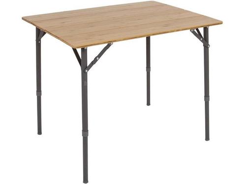 Bo-Camp Suffolk - Tafel - Bamboe blad - Verstelbare poten, Huis en Inrichting, Woonaccessoires | Overige, Zo goed als nieuw, Verzenden