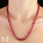 Fijn Sieraden Levendige Rode Robijn Ketting 215 Karaat -, Antiek en Kunst