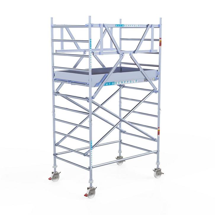 Rolsteiger Professional 135x190 4,2m werkhoogte vrijstaand, Doe-het-zelf en Bouw, Steigers, Rolsteiger of Kamersteiger, Nieuw