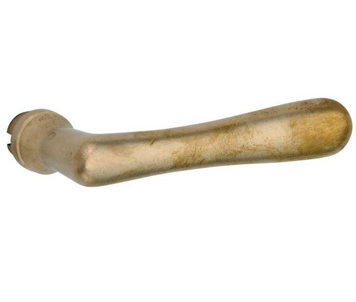 Deurklink Linea messing antiek, Doe-het-zelf en Bouw, Hang- en Sluitwerk, Klink of Kruk, Nieuw, Overige materialen