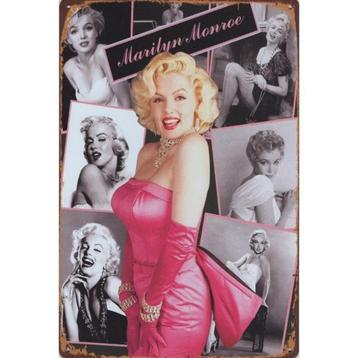 Wandbord -  Marilyn Monroe The Best Of Collage beschikbaar voor biedingen