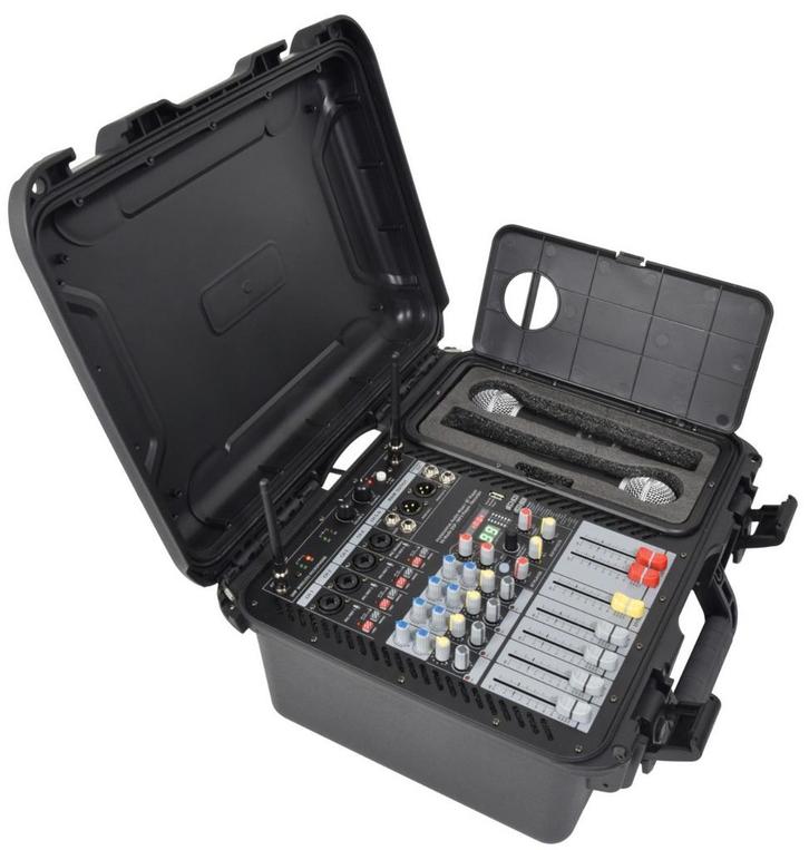 Citronic FLITE-600 Draagbare Mixer Versterker 2 X 300W 2, Muziek en Instrumenten, Behuizingen en Koffers