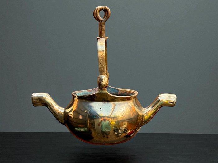 Antiek Lavabo - Messing - W26cm/ 1,85Kg - Wasbak, Antiek en Kunst, Kunst | Niet-Westerse kunst
