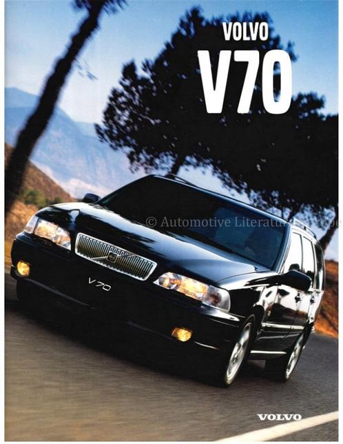 1998 VOLVO V70 BROCHURE ENGELS, Boeken, Auto's | Folders en Tijdschriften