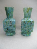 Paire de Vases. Verre soufflé Art Nouveau - Vaas (2)  - Glas, Antiek en Kunst