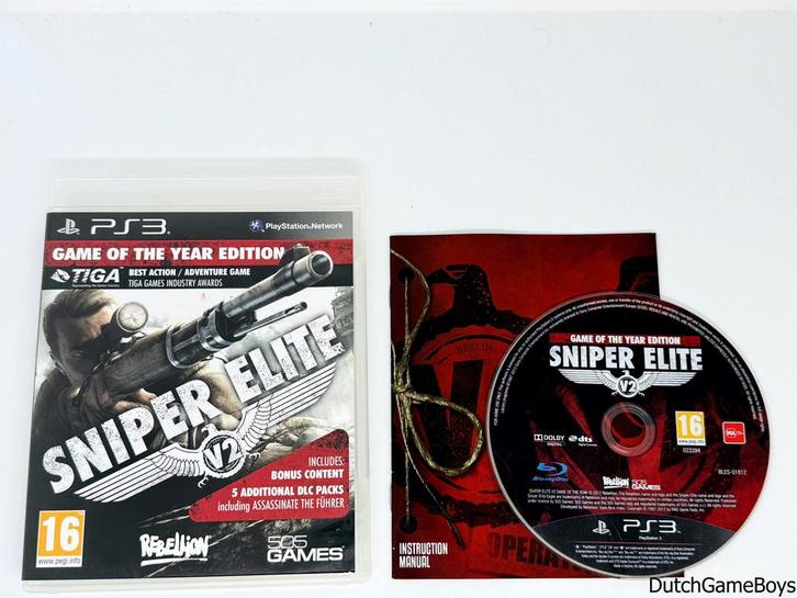 Playstation 3/ PS3 - Sniper Elite - V2 - Game Of The Year Ed, Games en Spelcomputers, Games | Sony PlayStation 3, Gebruikt, Verzenden