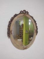 Spiegel - houtpasta, hars - Ovale spiegel