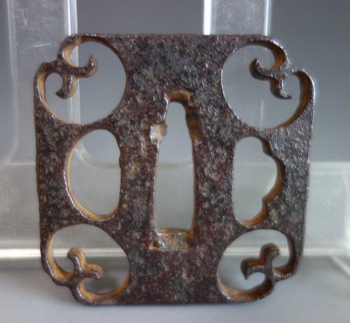 4 corner Aoi openwork - - Tuba - Japan (Zonder minimumprijs), Antiquités & Art, Antiquités | Autres Antiquités