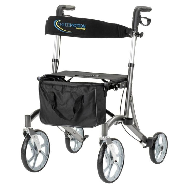MultiMotion Cruiser lichtgewicht rollator - Grijs, Diversen, Rollators, Ophalen of Verzenden