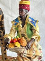 sculptuur, Presepe Napoletano - Personaggio e giraffa in