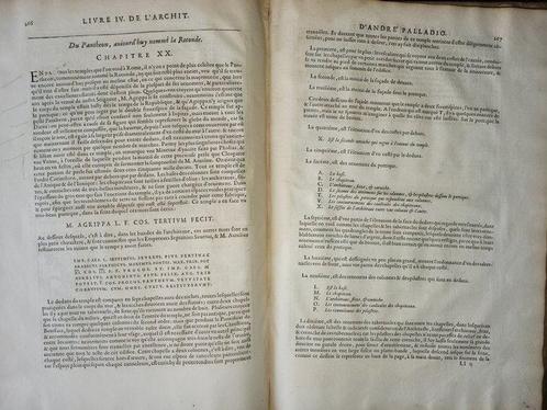 André Palladio - Les Quatre Livres de lArchitecture dAndré, Antiek en Kunst, Antiek | Boeken en Manuscripten