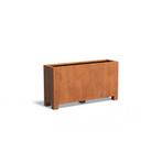 Cortenstaal plantenbak 150x40x80cm - Met poten, Tuin en Terras, 100 cm of meer, Nieuw, Metaal, 60 cm of meer