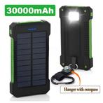 Solar Charger 30.000mAh Externe Powerbank Zonnepaneel, Verzenden