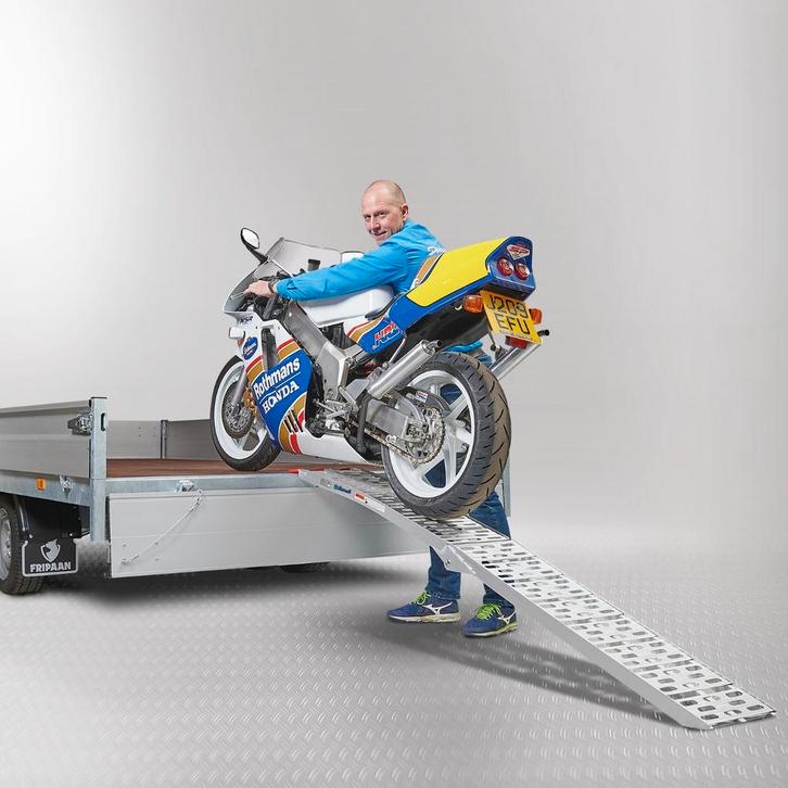 Datona Extra verstevigde aluminium oprijplaat opklapbaar -, Auto diversen, Auto-accessoires, Ophalen of Verzenden