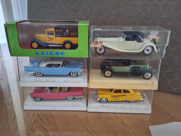 Solido, Elicor 1:43 - Modelauto (6) - Cadillac Eldorado;, Hobby & Loisirs créatifs, Voitures miniatures | 1:5 à 1:12