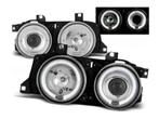 Angel Eyes koplamp units Chrome geschikt voor BMW E32 E34, Auto-onderdelen, Verzenden, Nieuw, BMW