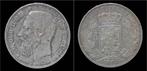 Belgium Leopold Ii 5 frank 1873 zilver, Postzegels en Munten, Munten | Europa | Niet-Euromunten, Verzenden, België