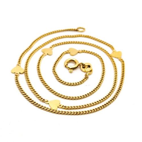 Halsketting - 18 karaat Geel goud, Handtassen en Accessoires, Kettingen