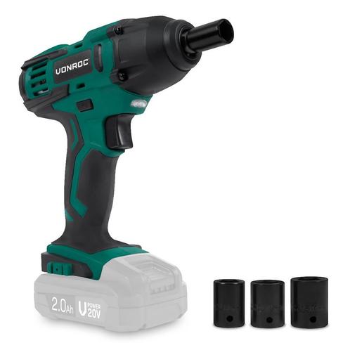 Accu slagmoersleutel 20V – 150Nm – Incl. 4 moerdoppen |, Doe-het-zelf en Bouw, Gereedschap | Handgereedschap, Nieuw, Verzenden
