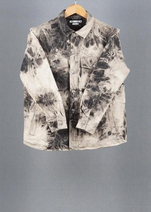 Zara Multicolor vintage denim jacket in size M, Kleding | Heren, Jassen | Winter, Ophalen of Verzenden