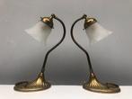 Lampes de bureau / Lampes de table (2) - Laiton, Verre
