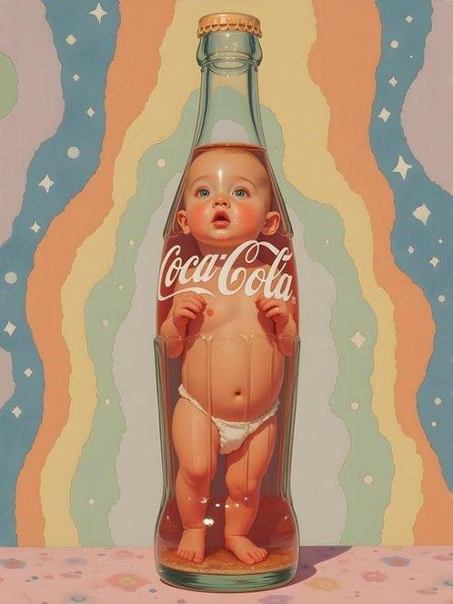 Mr Strange - Magic Cola, Antiek en Kunst, Kunst | Schilderijen | Modern