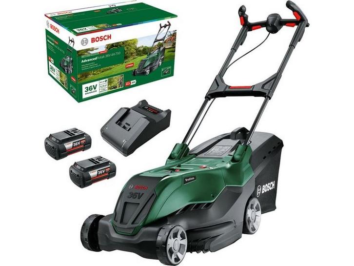 Bosch AdvancedRotak 36V-44-750 - Accu grasmaaier - 2x 36 V, Tuin en Terras, Grasmaaiers, Zo goed als nieuw, Verzenden