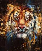 Ewa Switala - Tiger, Antiek en Kunst, Kunst | Schilderijen | Modern