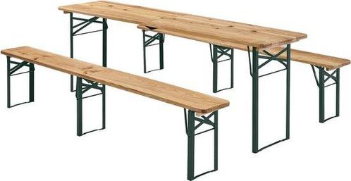 2eChoix | Table à bière en bois / Banc à bière Passau - 3, Tuin en Terras, Tuinsets en Loungesets, Ophalen of Verzenden