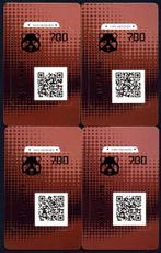 Autriche 2020 - Panda, Crypto Stamps, noir - jaune de 5, Postzegels en Munten, Gestempeld