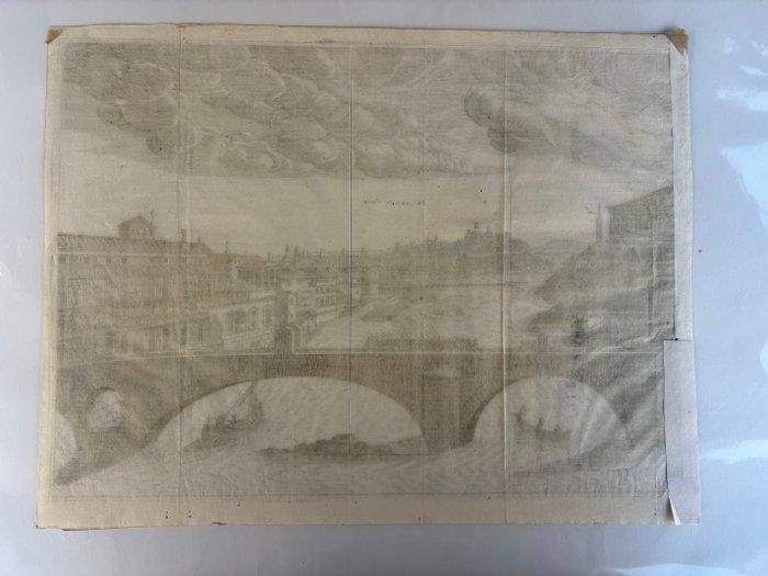 Italië - Verona; Onofrio Panvinio - Pons marmoreus Verona -, Boeken, Atlassen en Landkaarten