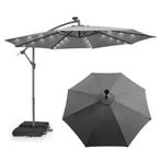 Tweedekans | Coast Tuinparasol Met Verlichting - 300cm - Met, Tuin en Terras, Ophalen of Verzenden, Nieuw